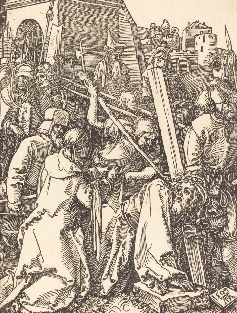 Kristus bærer korset, 1509. af Albrecht Dürer