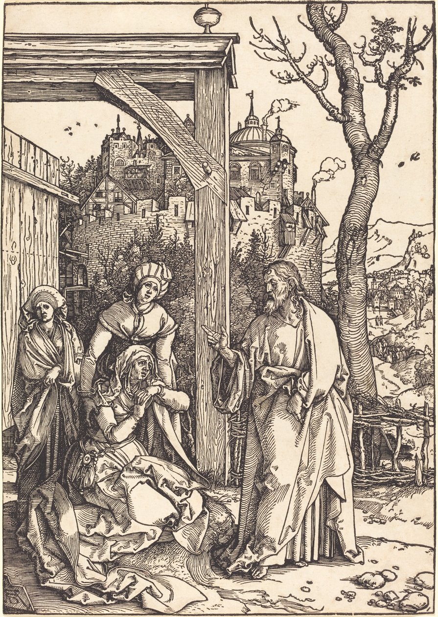 Kristus tager afsked fra sin mor af Albrecht Dürer