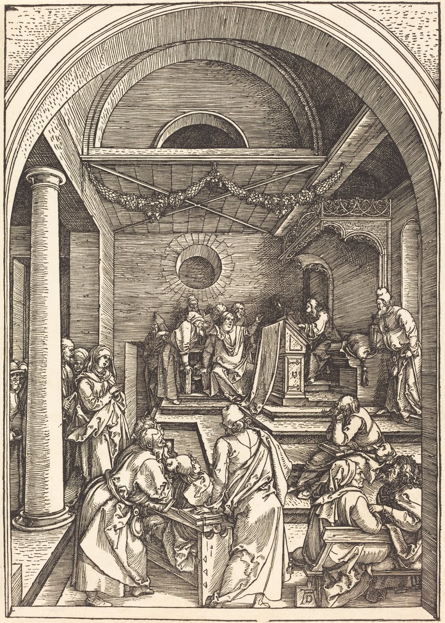 Kristus blandt lægerne af Albrecht Dürer