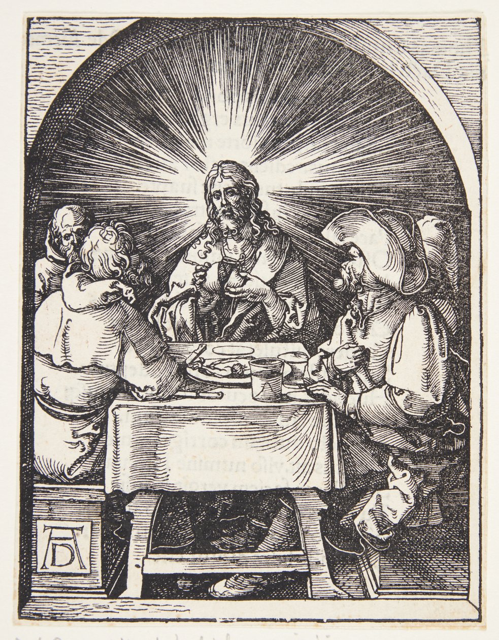 Kristus i Emmaus af Albrecht Dürer