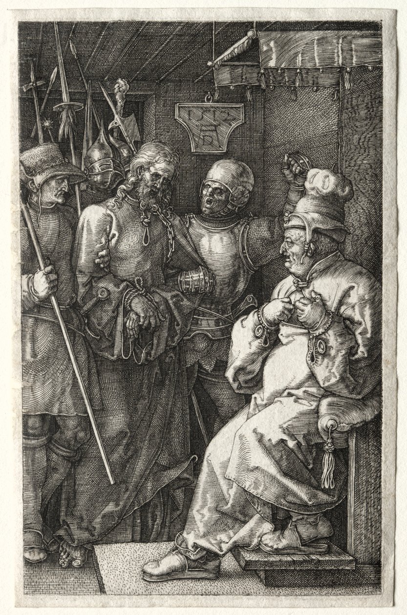 Kristus før Kajfas af Albrecht Dürer