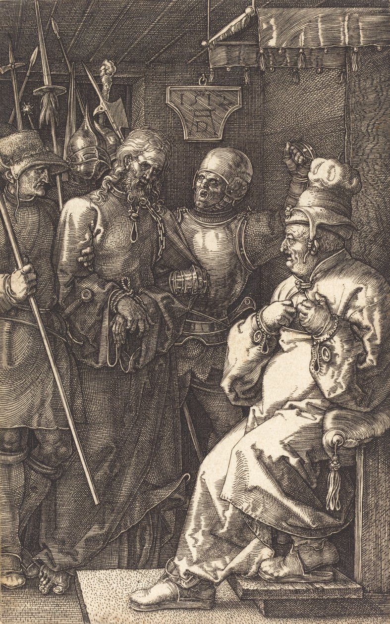Kristus før Kajfas, 1512. af Albrecht Dürer