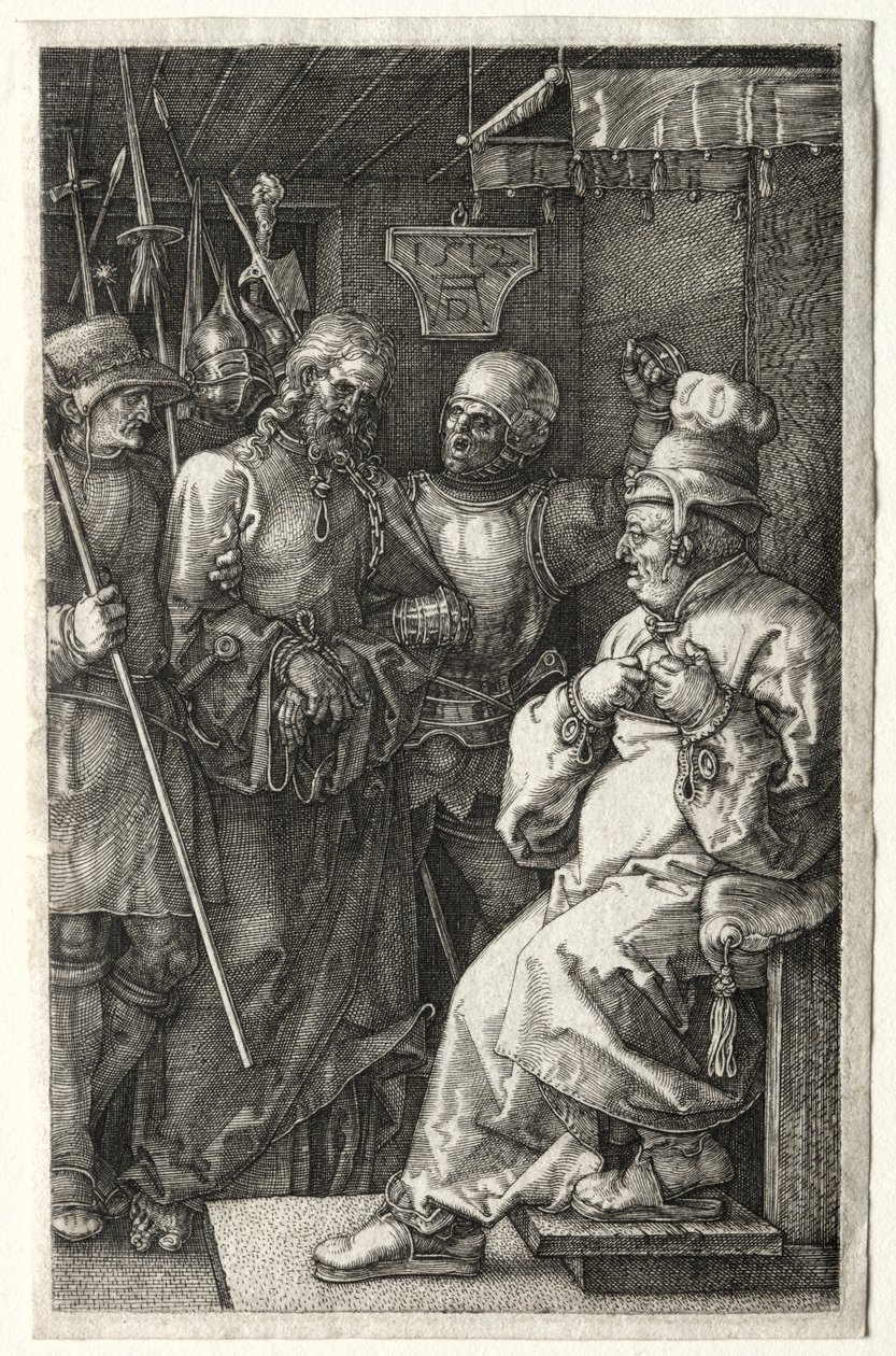 Kristus før Kajfas, 1512. af Albrecht Dürer