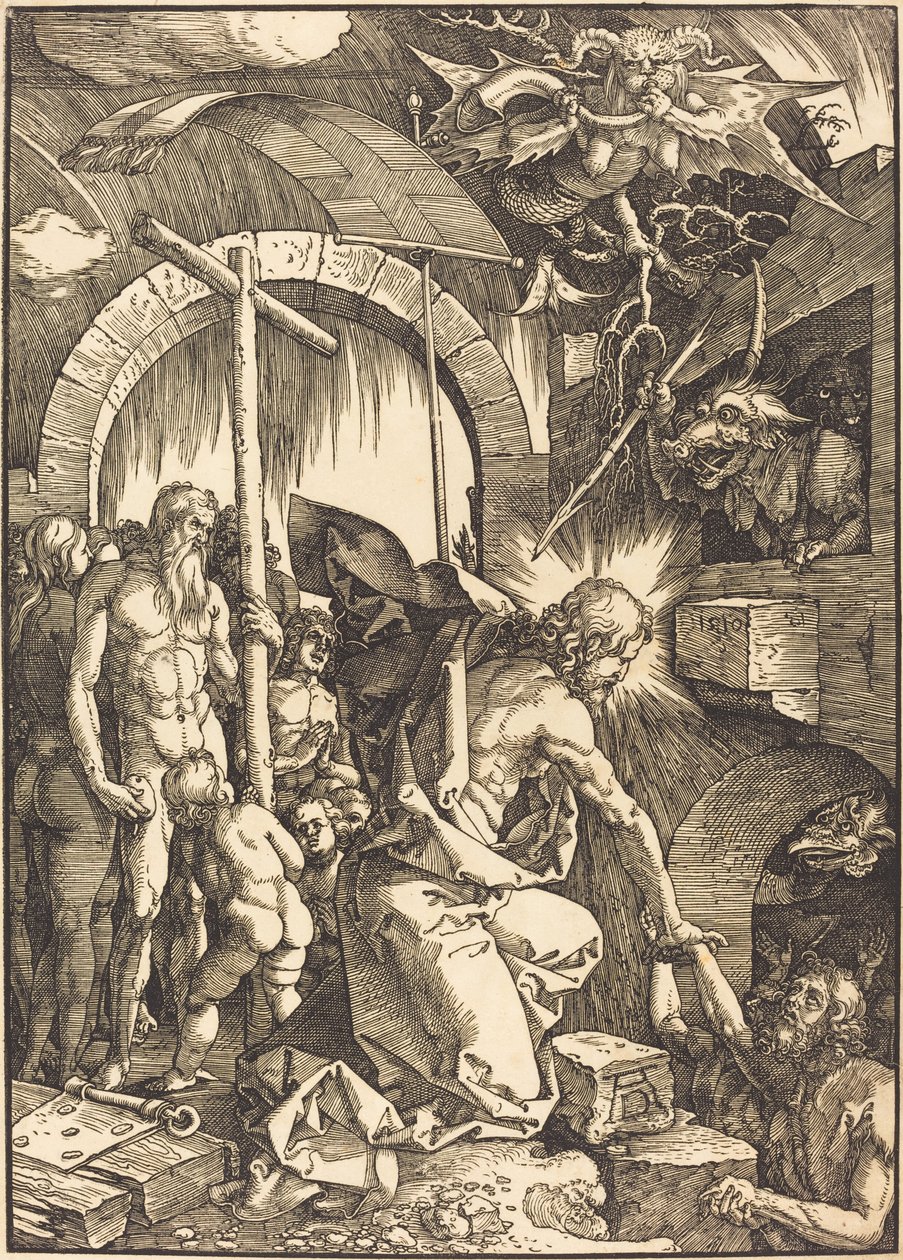 Kristus i Limbo af Albrecht Dürer