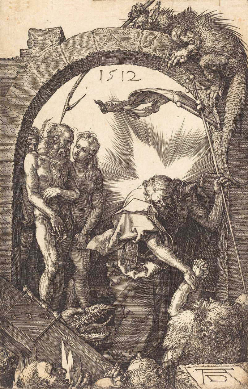 Kristus i Limbo, 1512. af Albrecht Dürer