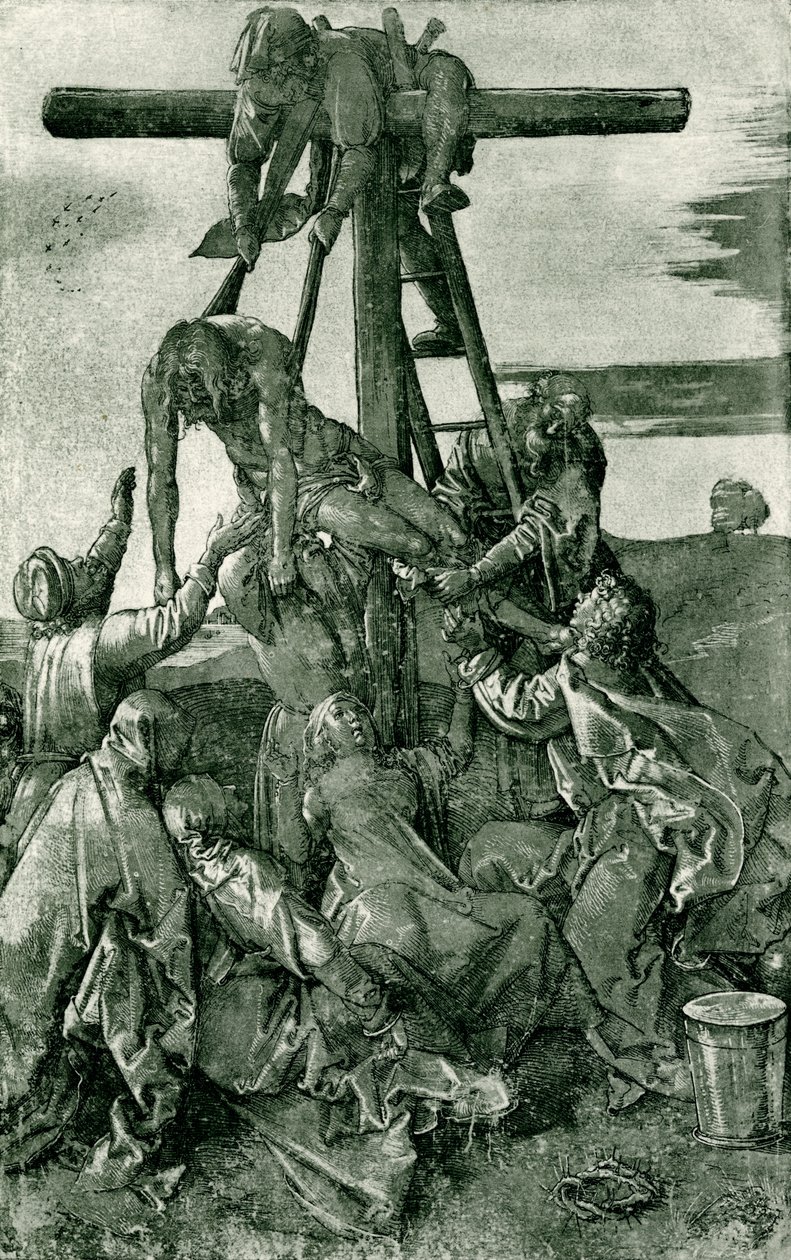 Kristus er taget ned fra korset af Albrecht Dürer