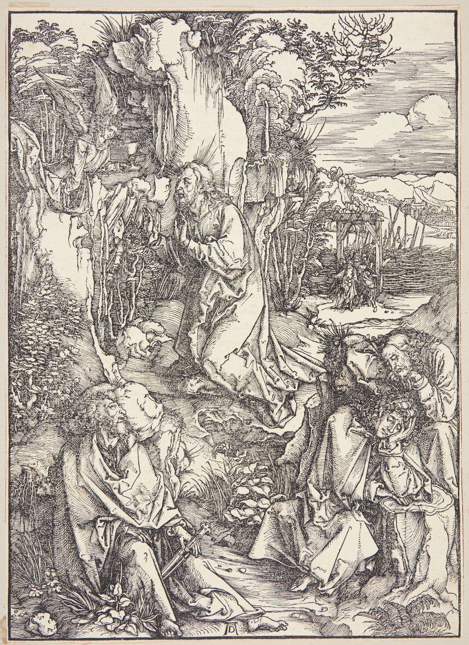 Kristus fra Oliebjerget af Albrecht Dürer