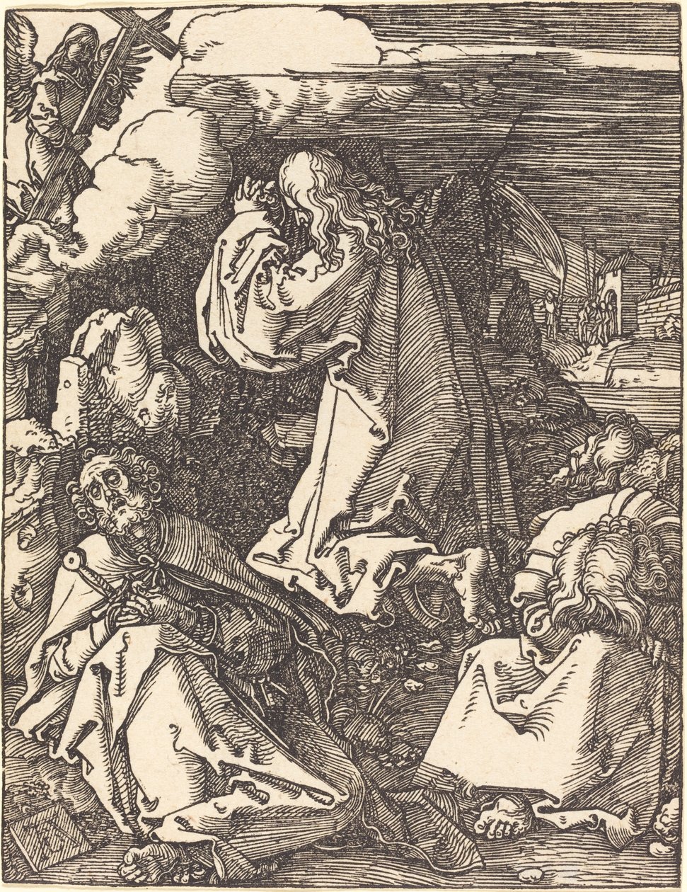 Kristus på Oliebjerget af Albrecht Dürer