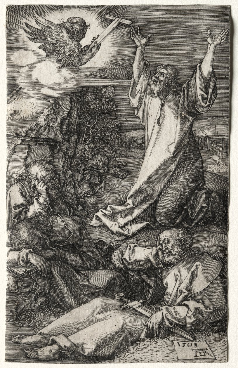 Kristus på Oliebjerget af Albrecht Dürer