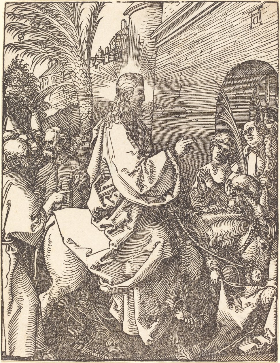 Kristi indtog i Jerusalem af Albrecht Dürer