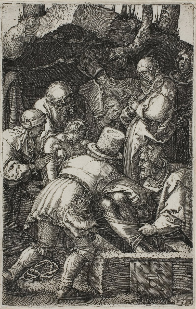 Deposition, fra The Engraved Passion af Albrecht Dürer