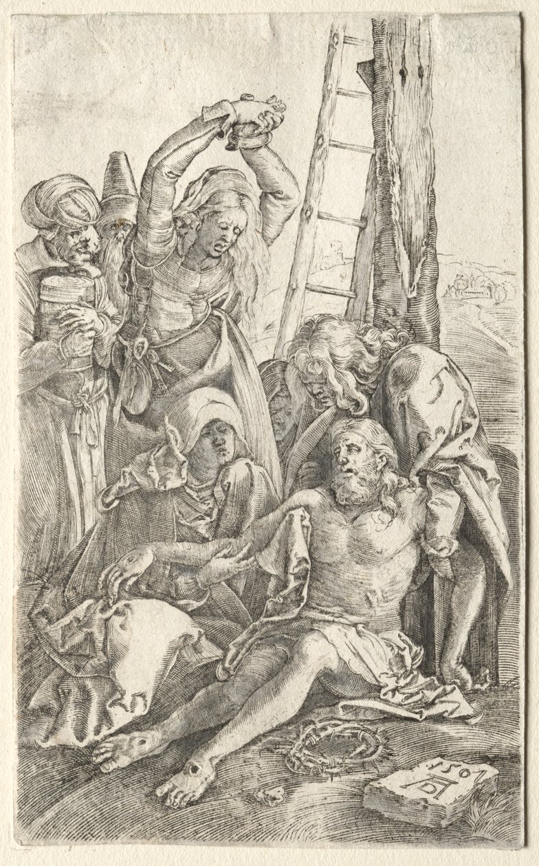 Nedstigning fra korset, 1501. af Albrecht Dürer