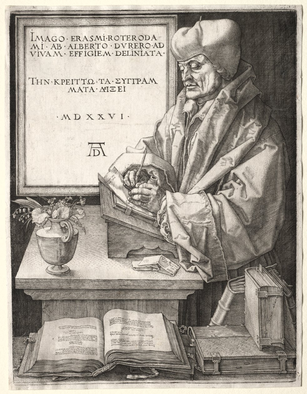 Desiderius Erasmus af Rotterdam af Albrecht Dürer