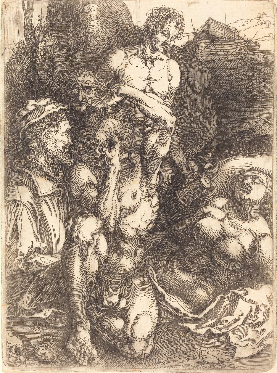Desperat mand, sandsynligvis 15141515. af Albrecht Dürer