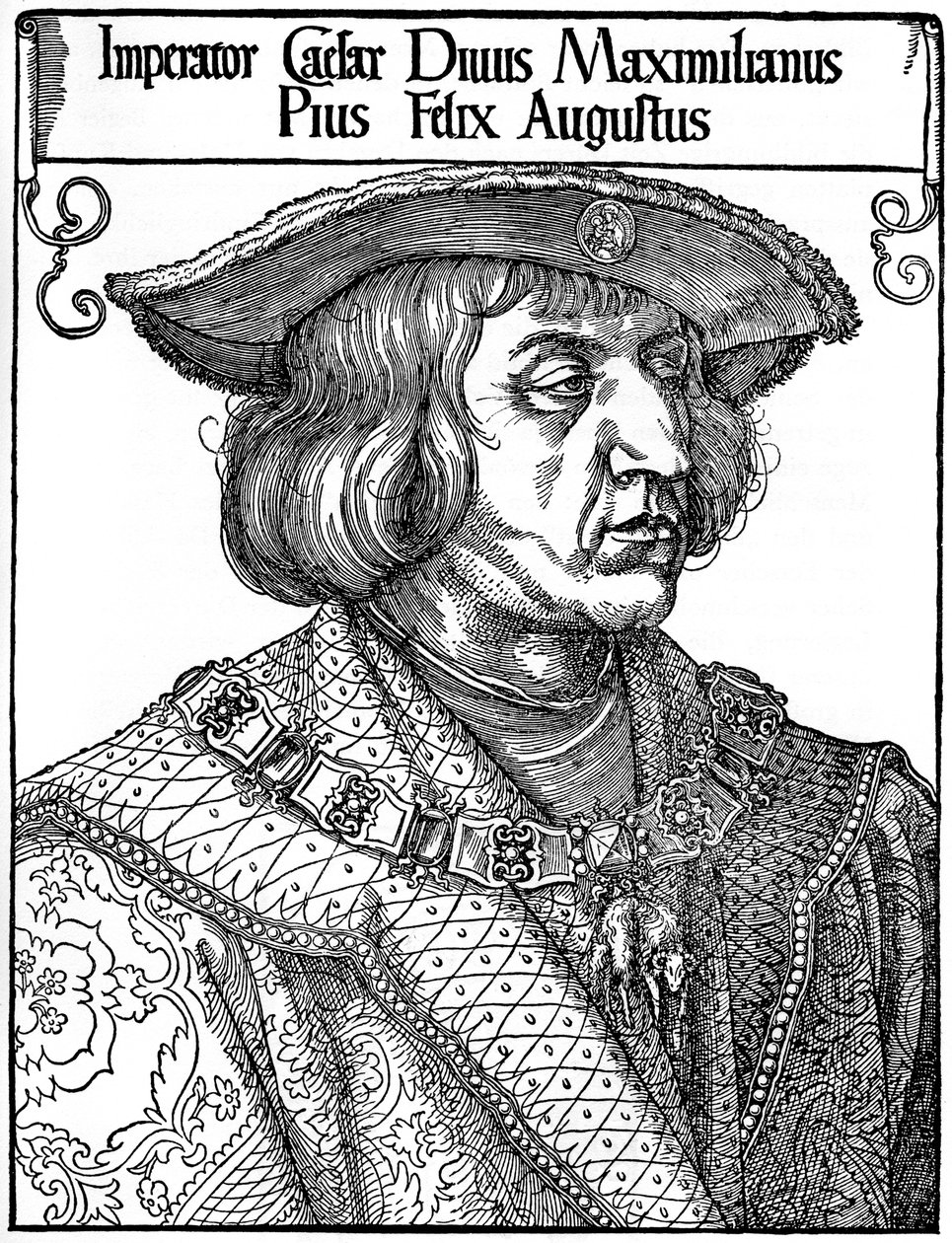 Kejser Maximilian I, 1519, 1936 af Albrecht Dürer