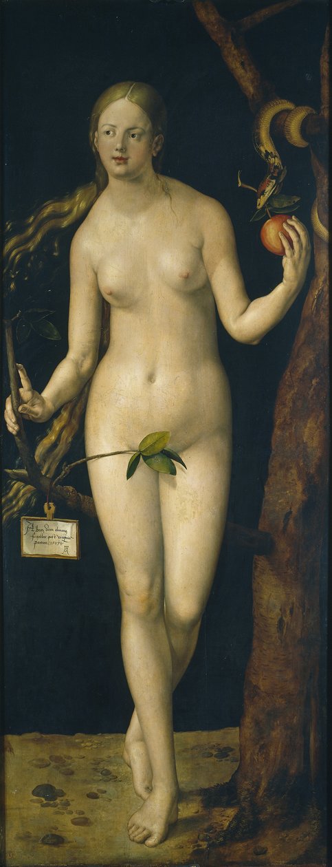 Eva, 1507 af Albrecht Dürer