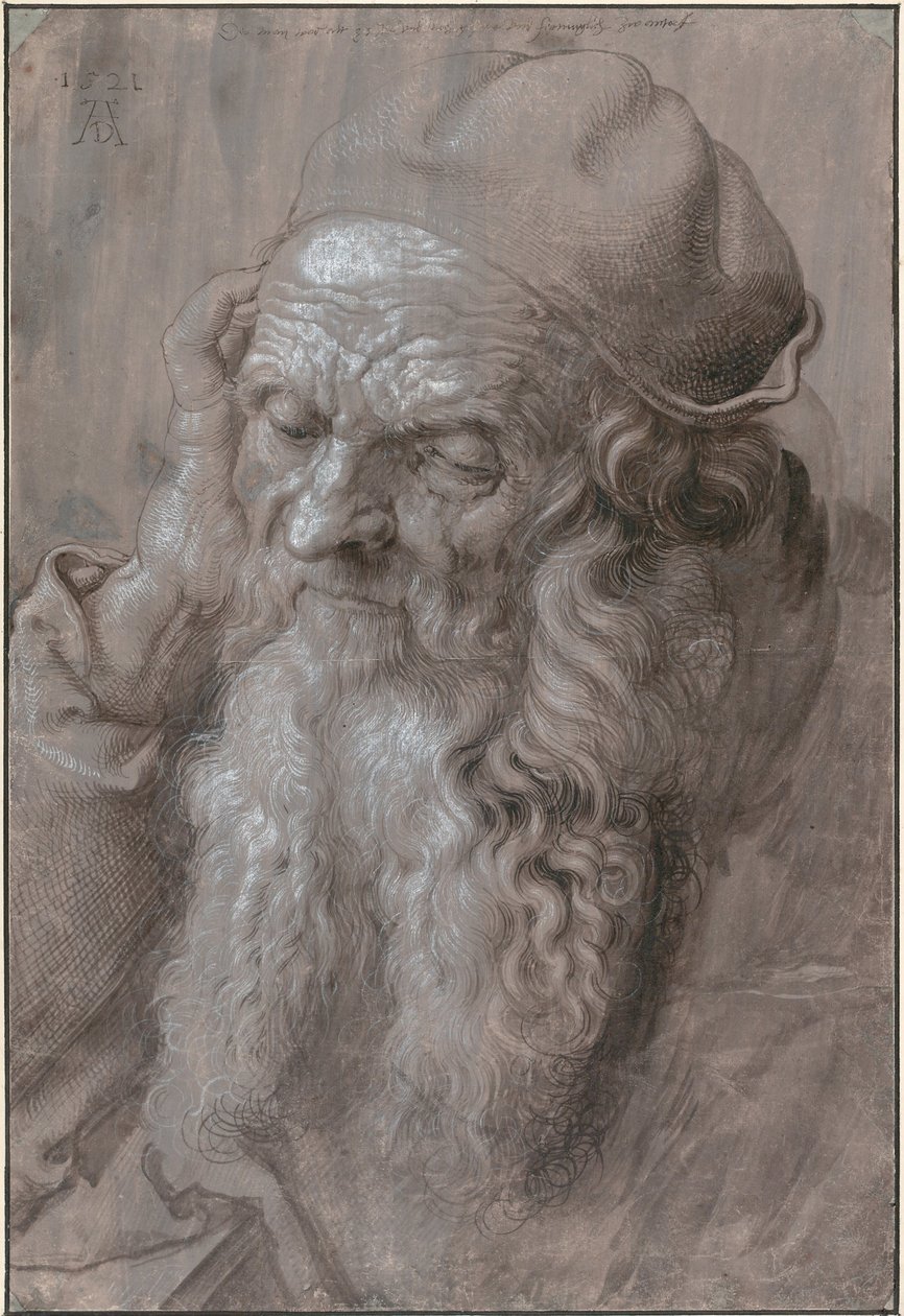 Leder af en gammel mand, 1521 af Albrecht Dürer
