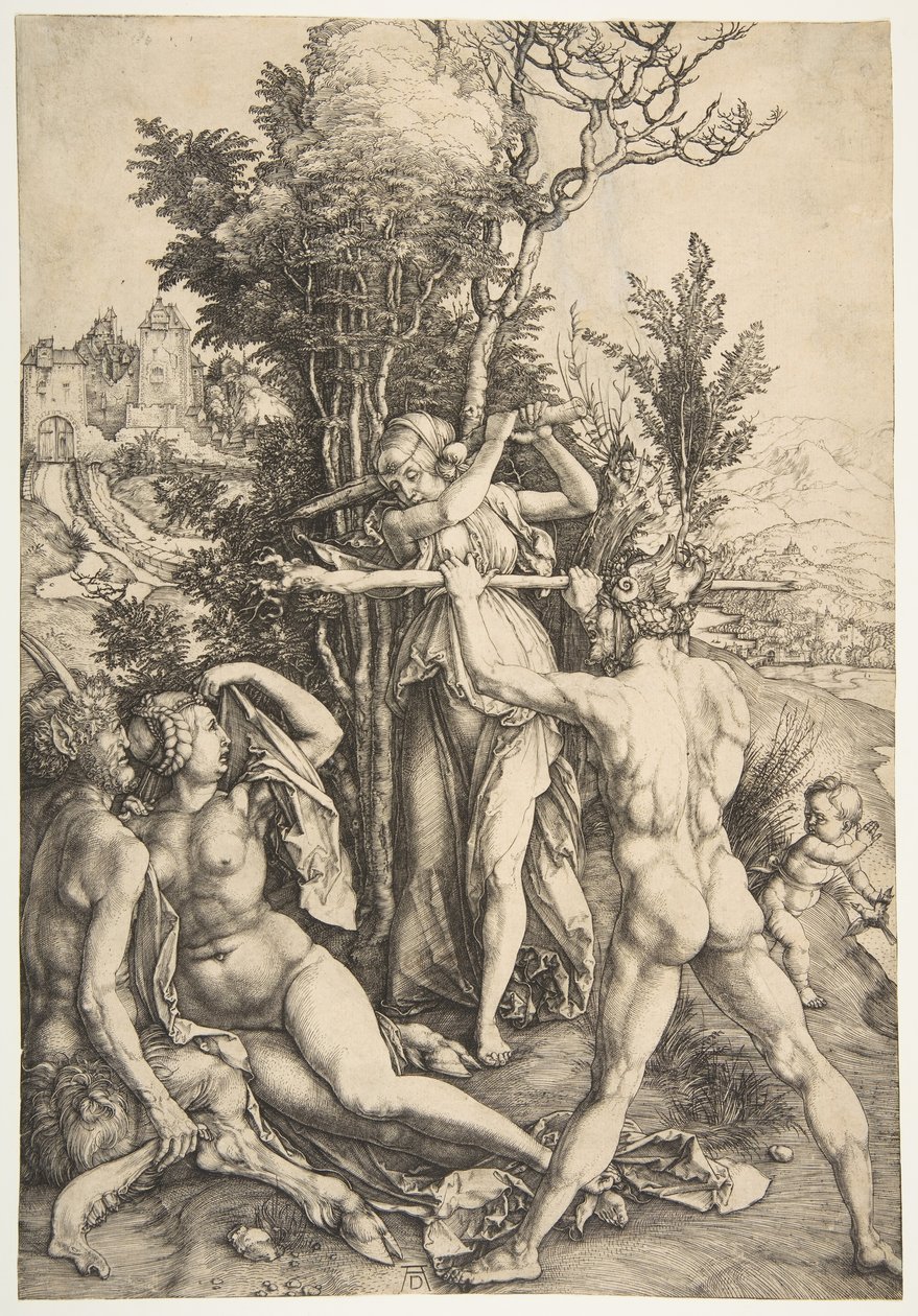 Herkules ved Korsvejen, ca. 1498. af Albrecht Dürer