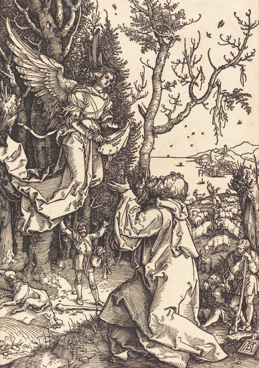 Joachim og englen, ca. 1504. af Albrecht Dürer
