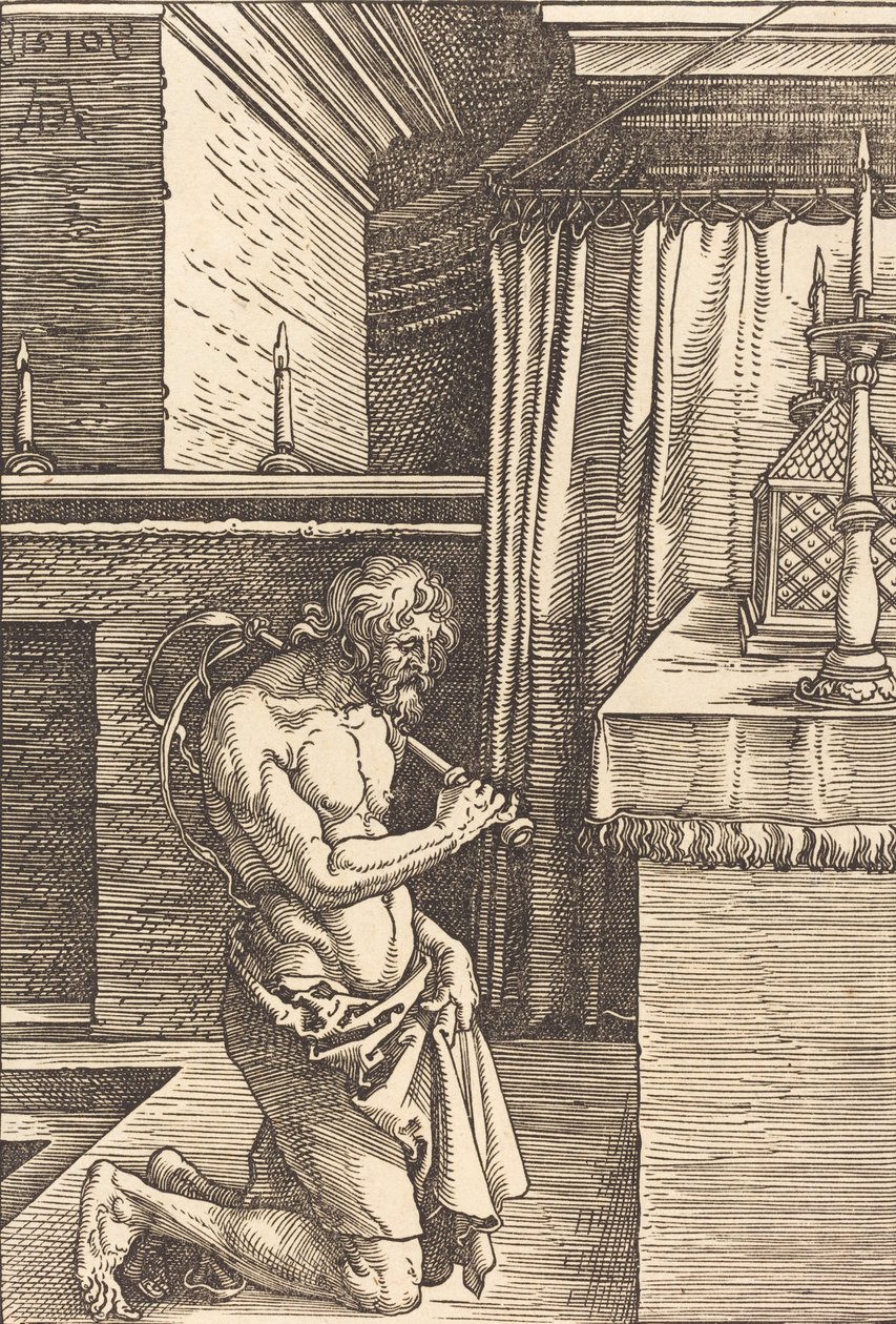 Kong David gør bod, 1510. af Albrecht Dürer