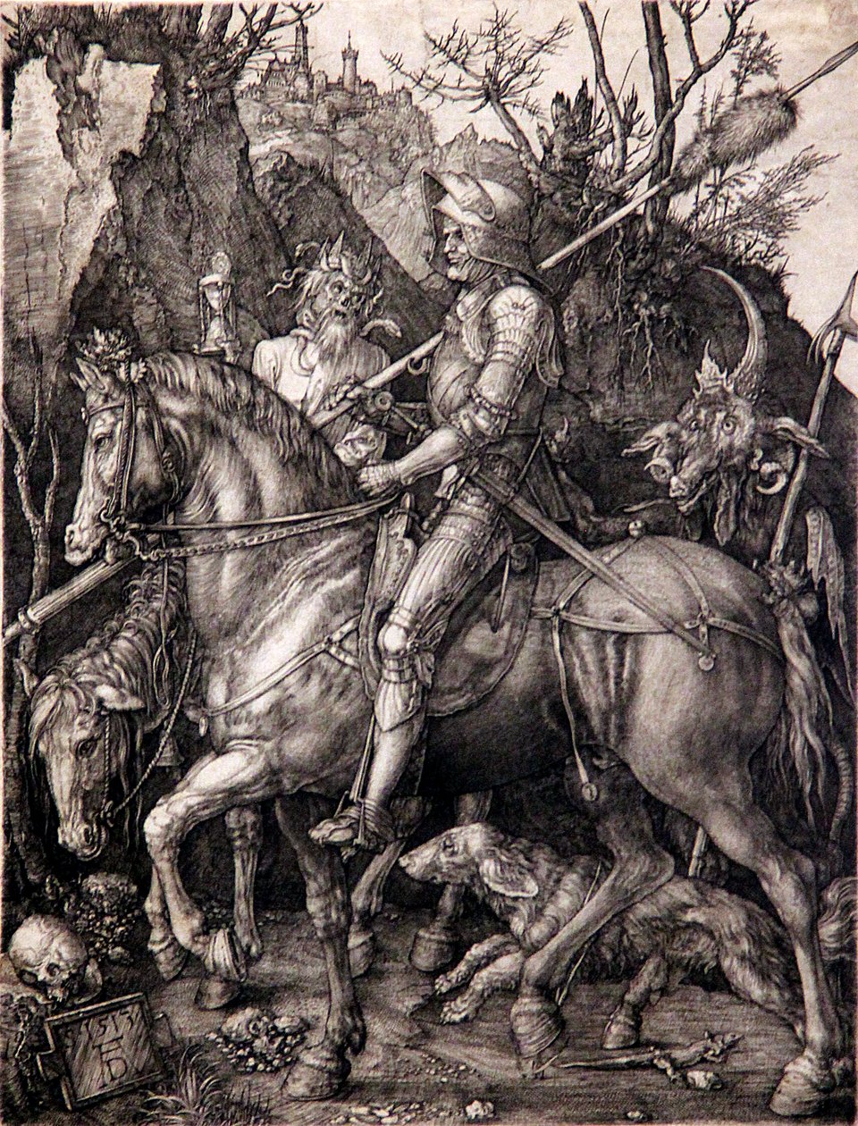 Ridder, død og djævel af Albrecht Dürer