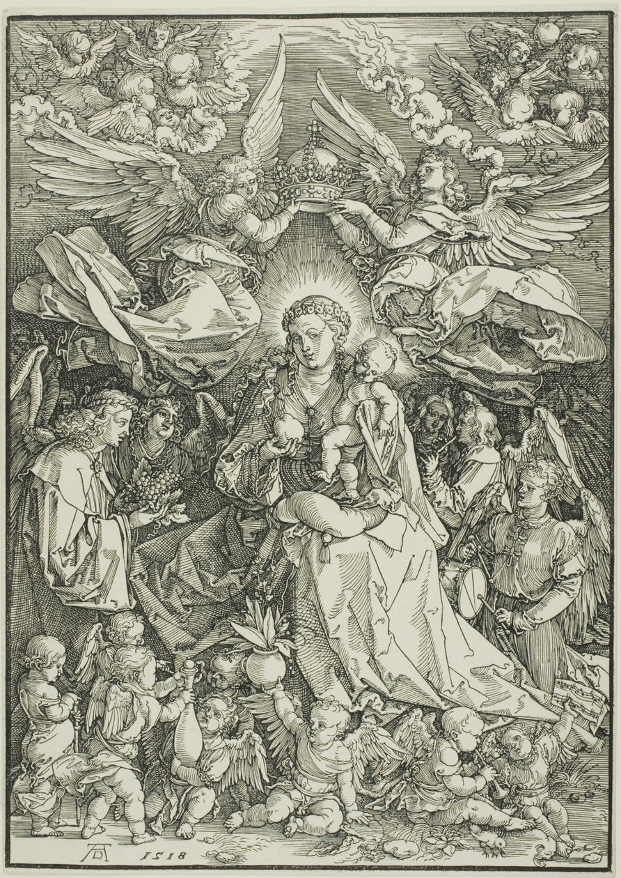 Madonna Queen of Angels af Albrecht Dürer