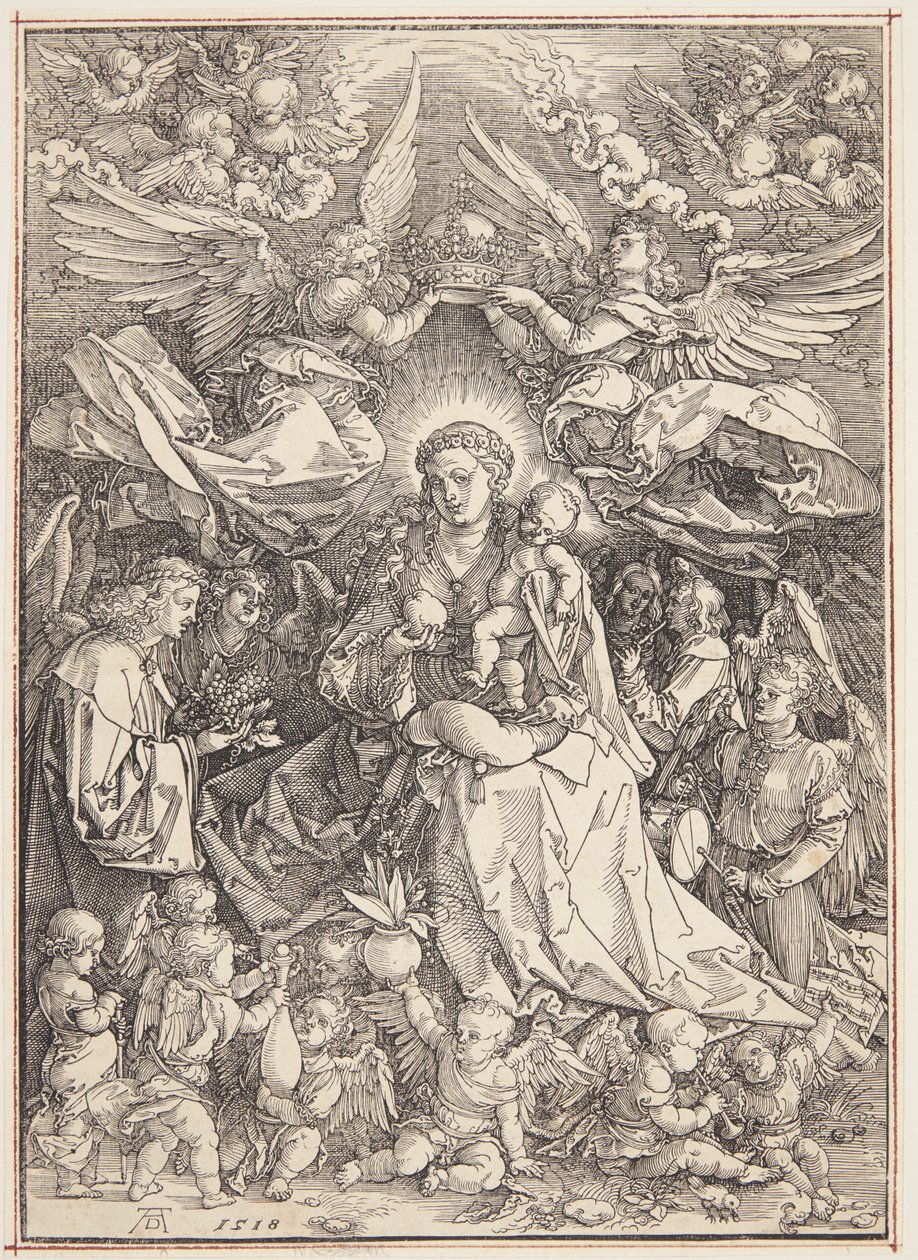 Madonna Queen of Angels af Albrecht Dürer