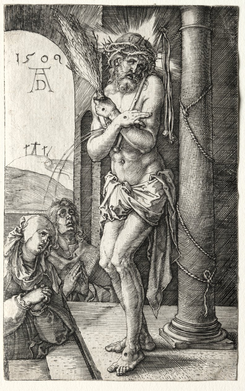 Sorgernes mand ved søjlen af Albrecht Dürer