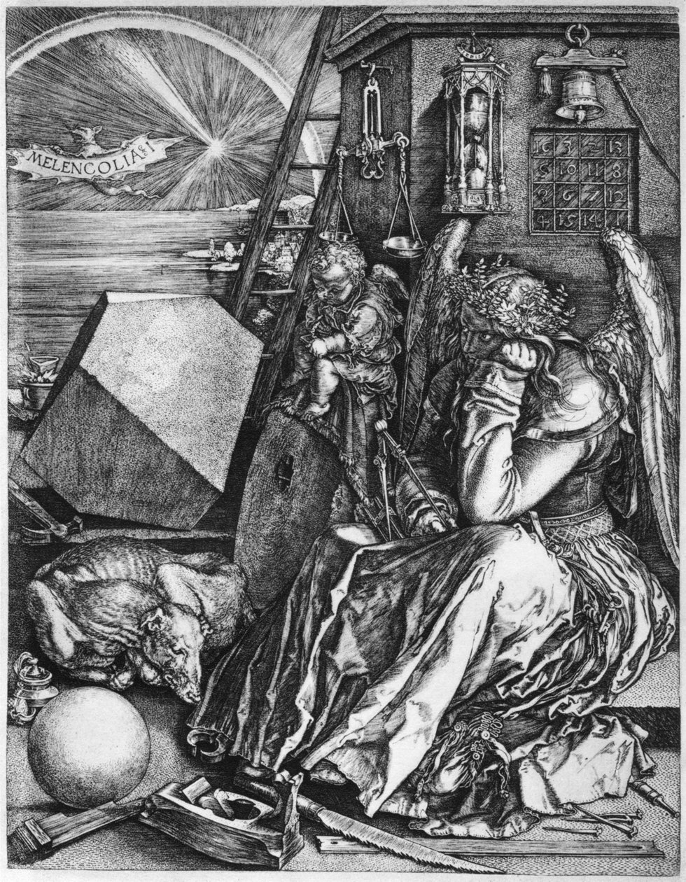 Melancolia, 1514, 1936 af Albrecht Dürer
