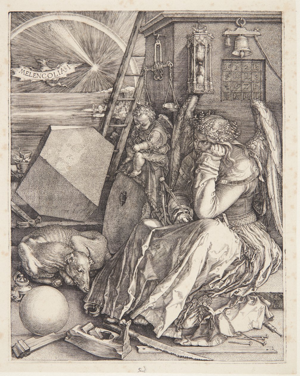 Melancolia I af Albrecht Dürer