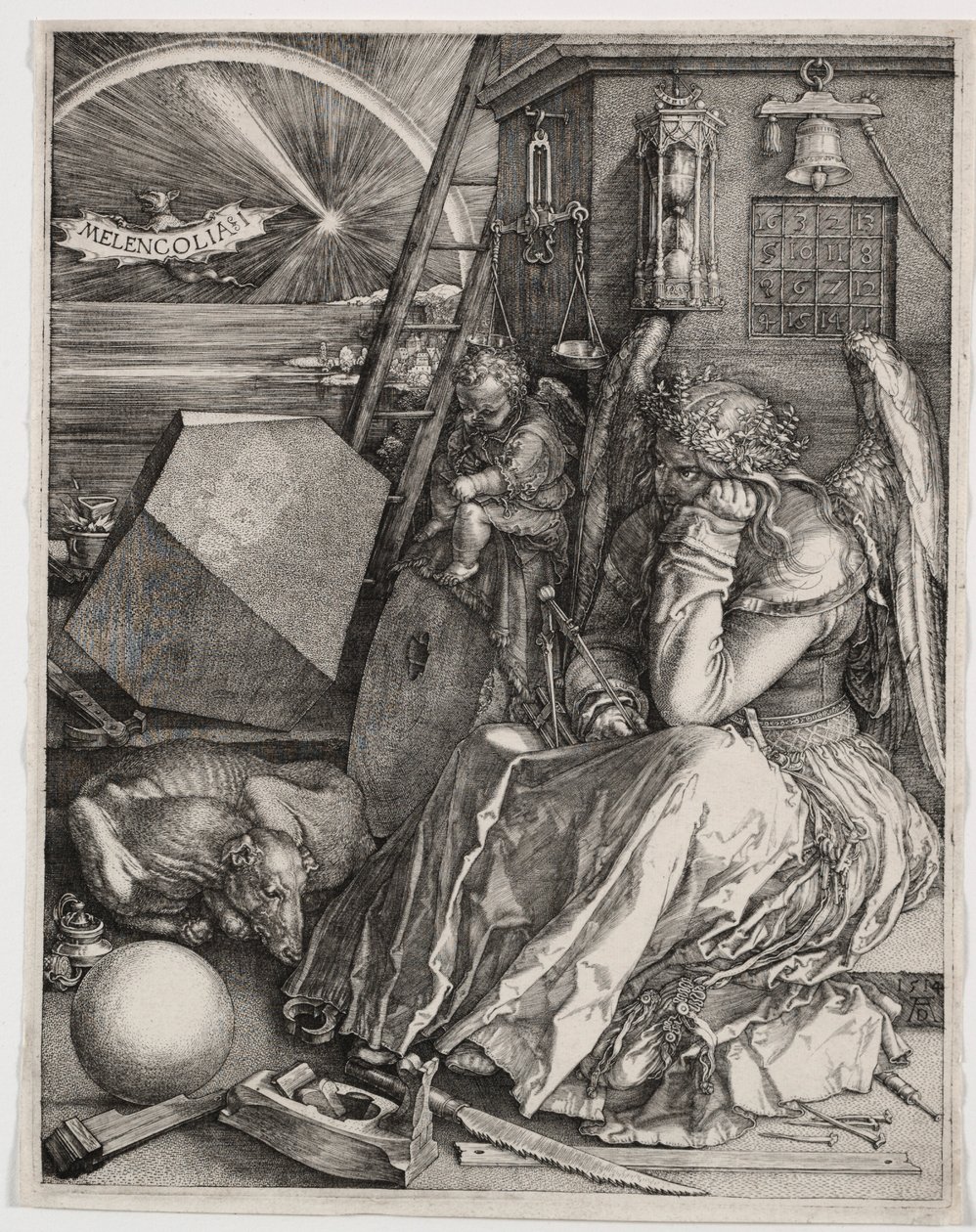 Melencolia I, 1514. af Albrecht Dürer