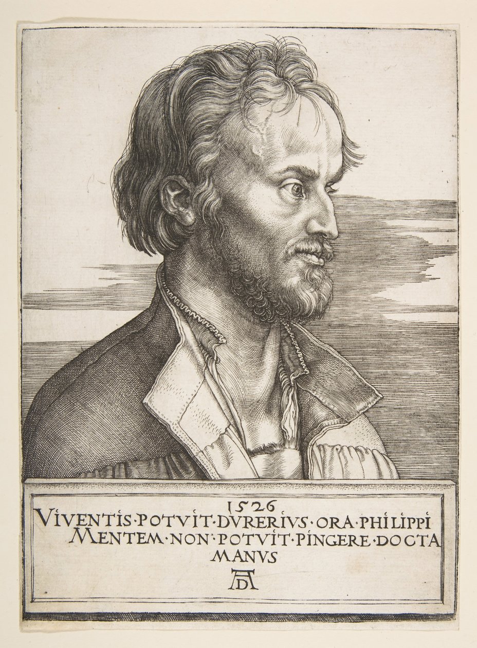 Philip Melanchthon, 1526. af Albrecht Dürer