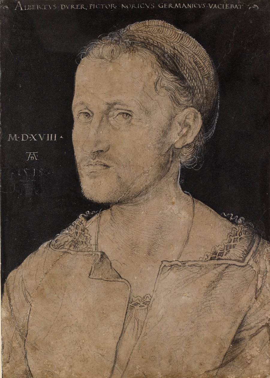 Portræt af Hans Burgkmair, 1518 af Albrecht Dürer