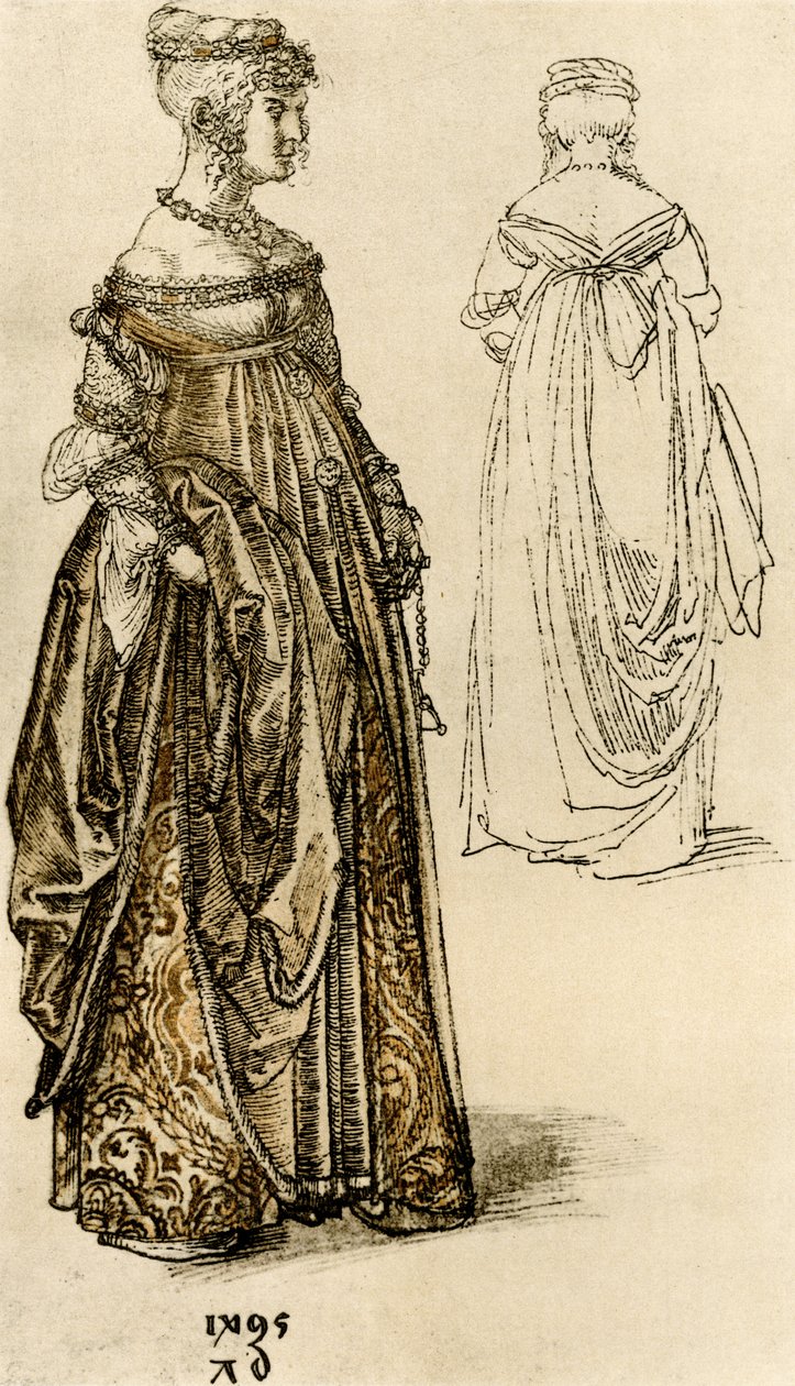 Posh venetiansk dame af Albrecht Dürer