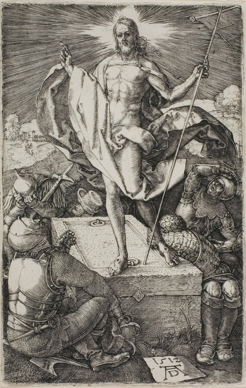 Resurrection, fra The Engraved Passion af Albrecht Dürer