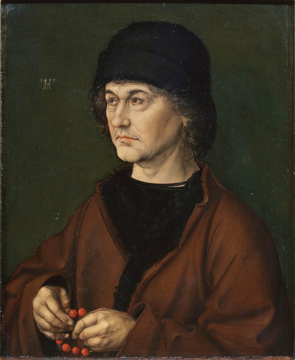Portræt af faderen af Albrecht Dürer
