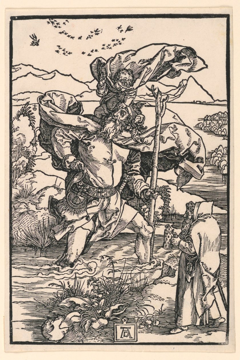 Sankt Christopher af Albrecht Dürer