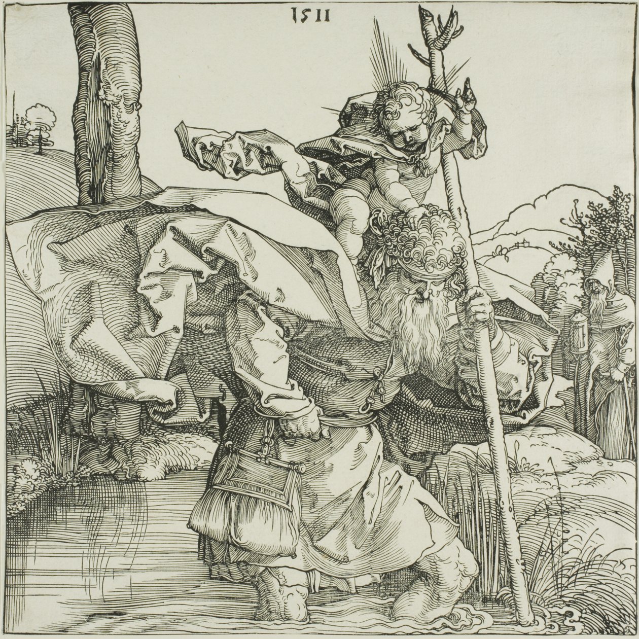 Sankt Christopher af Albrecht Dürer