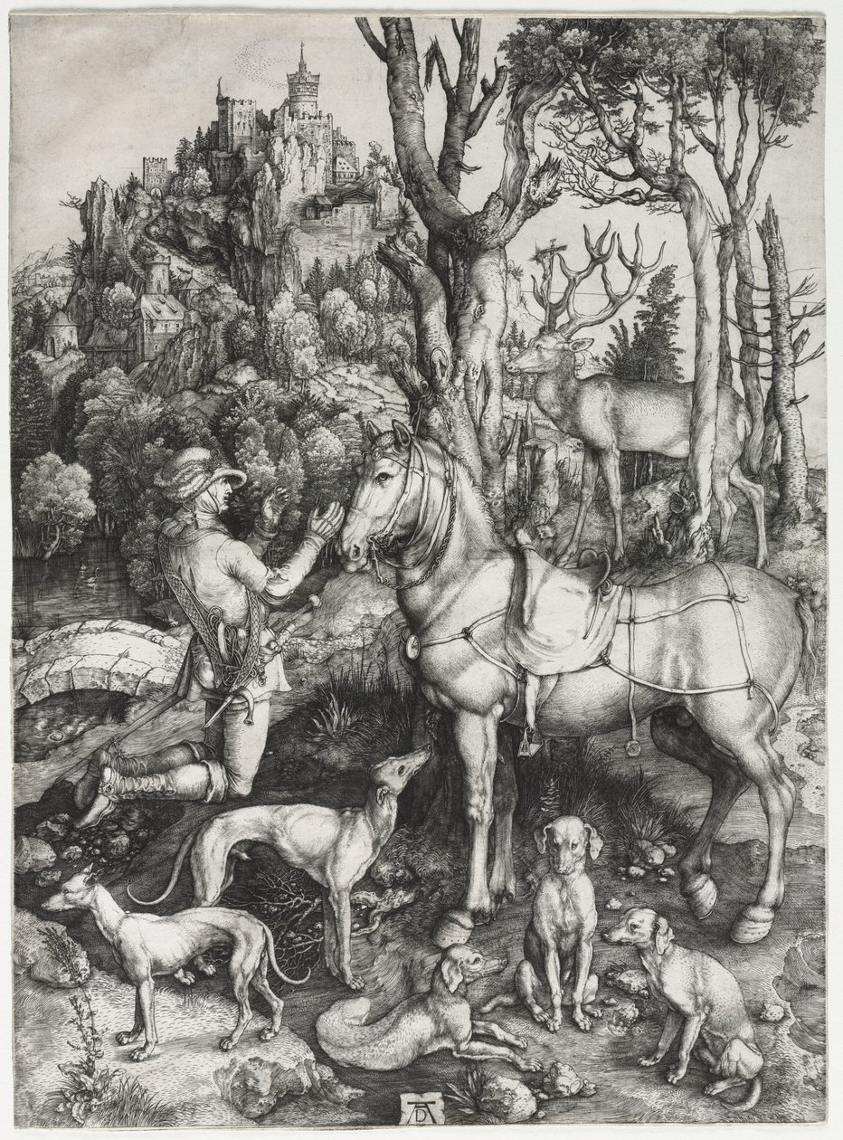 Sankt Eustace af Albrecht Dürer