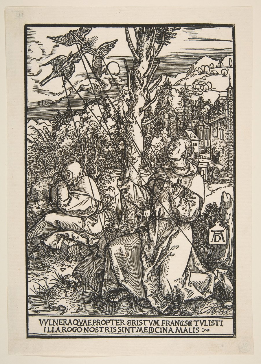 Saint Francis modtager Stigmata, ca. 1503. af Albrecht Dürer