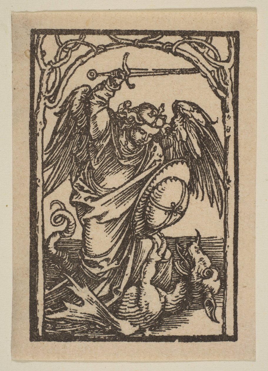 Sankt Michael.n.d. af Albrecht Dürer