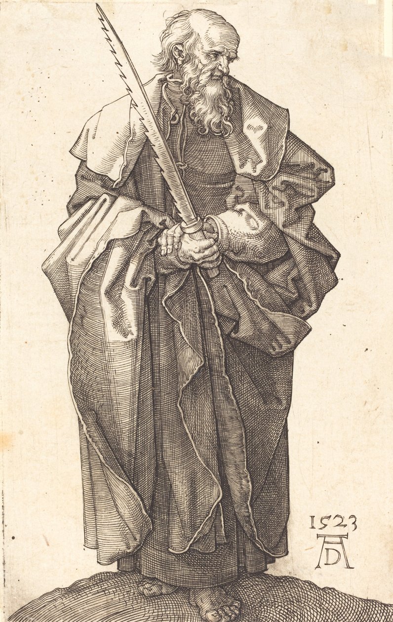 Sankt Simon, 1523. af Albrecht Dürer