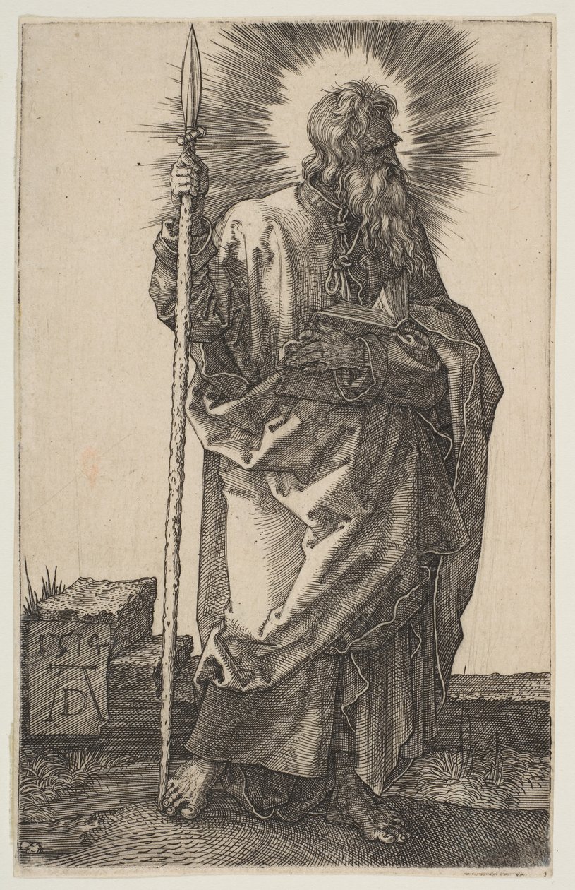 Sankt Thomas, 1514. af Albrecht Dürer