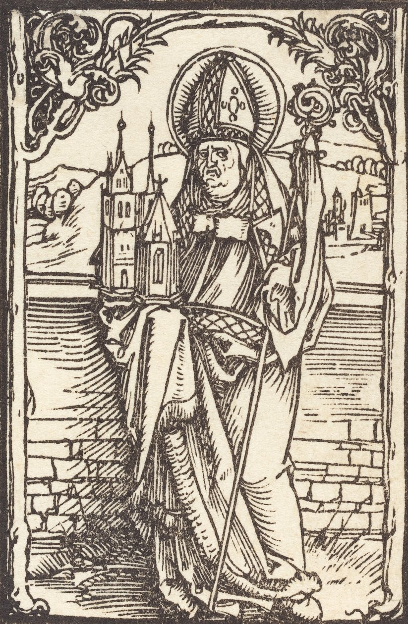 Sankt Wolfgang, ca. 1500. af Albrecht Dürer
