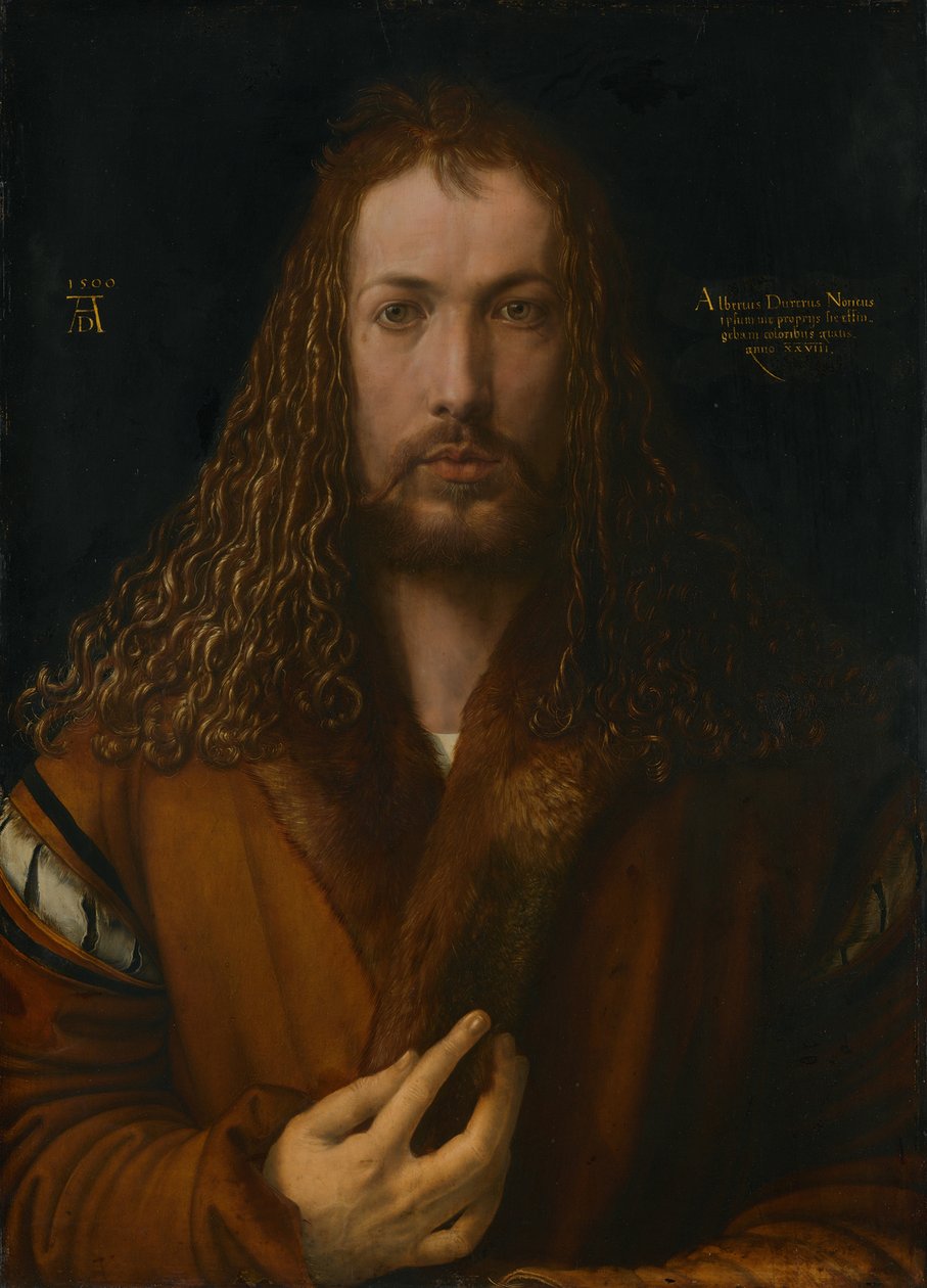 Selvportræt i et pelsskørt, 1500. af Albrecht Dürer