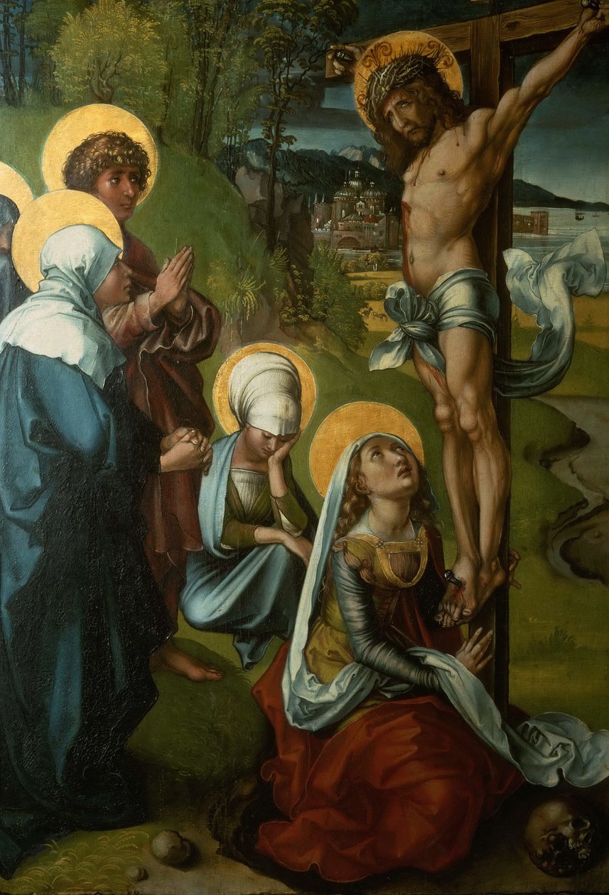 Seven Sorrows Polyptykon Crucifixion, 1495-1496. af Albrecht Dürer