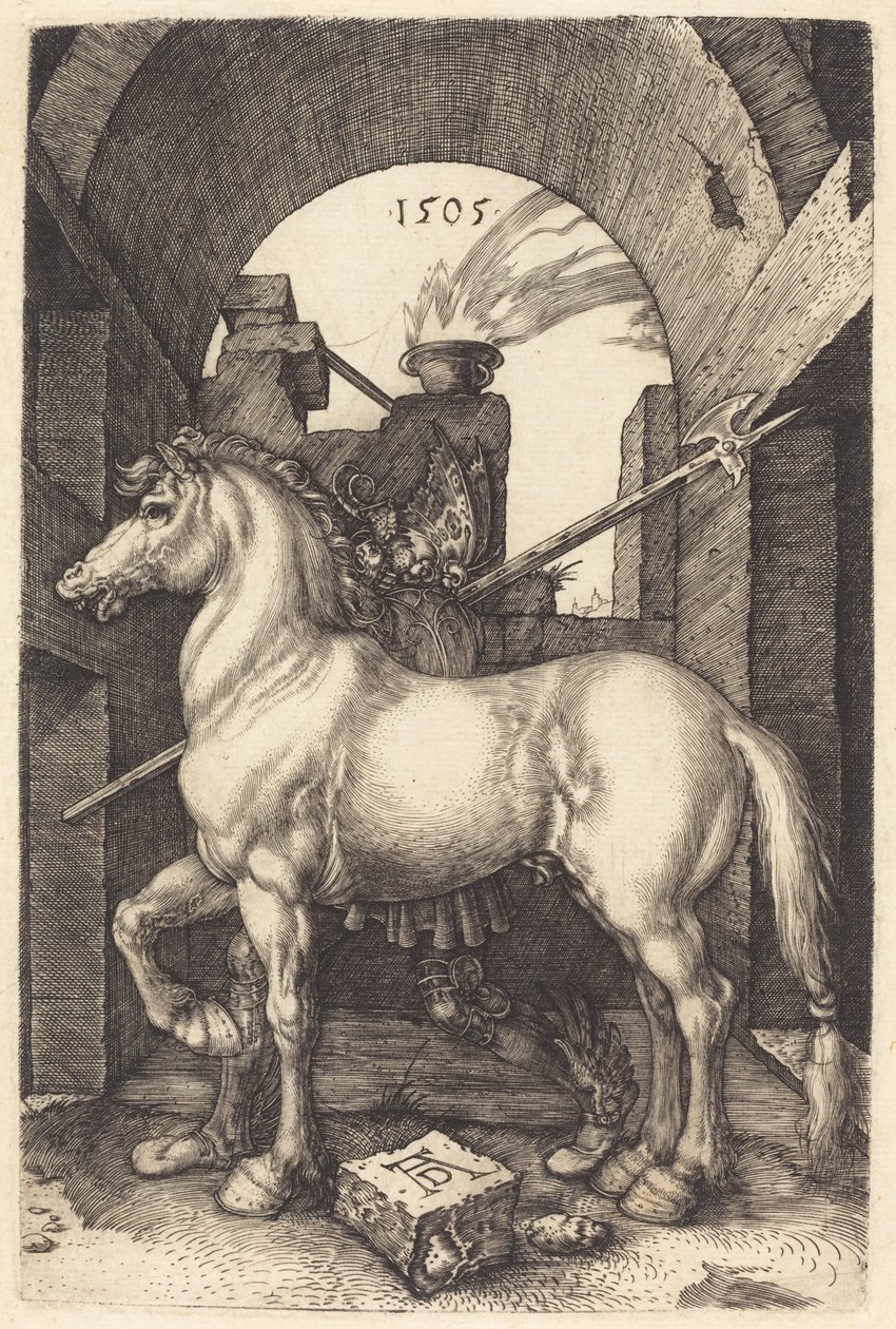 Lille Hest, 1505. af Albrecht Dürer