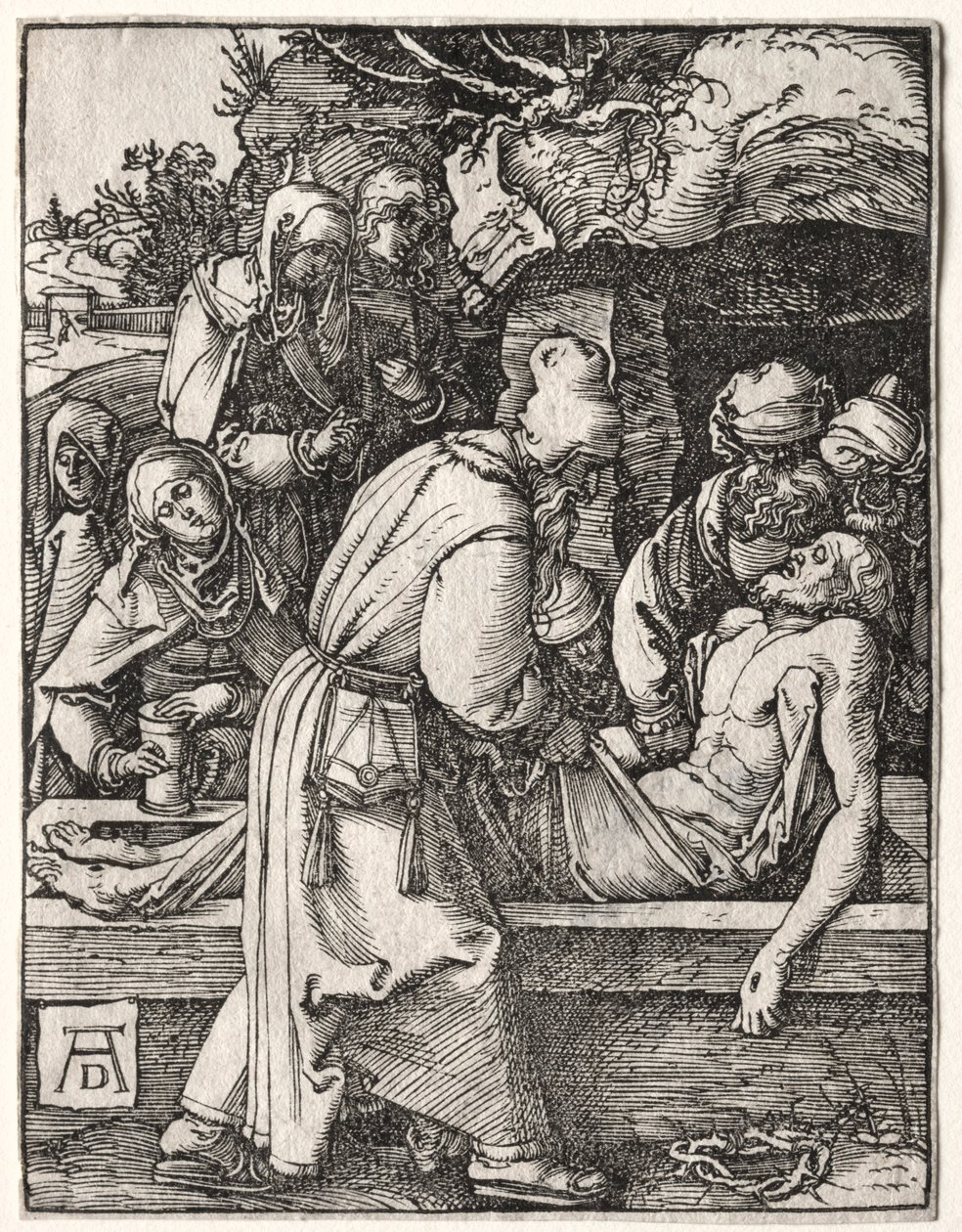 Lille lidenskab: aflejringen. af Albrecht Dürer