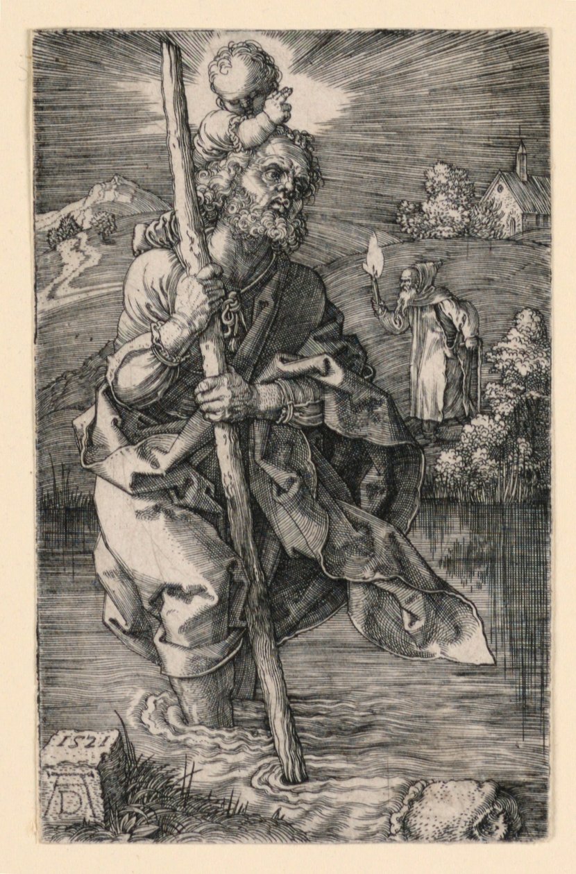 St. Christopher af Albrecht Dürer