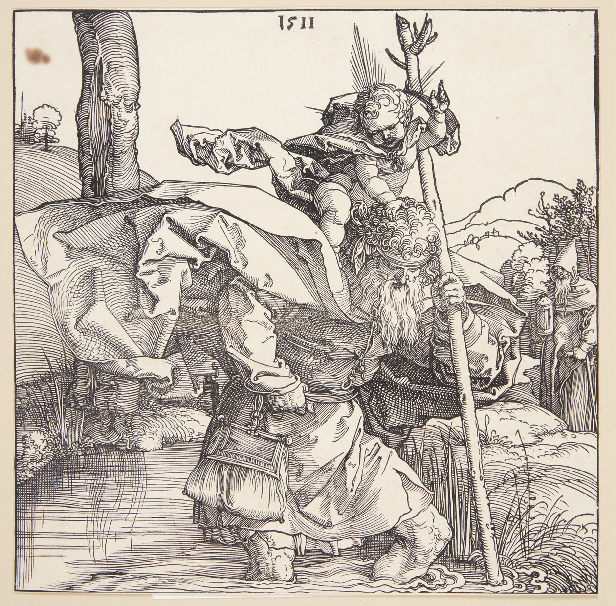 St. Christopher af Albrecht Dürer